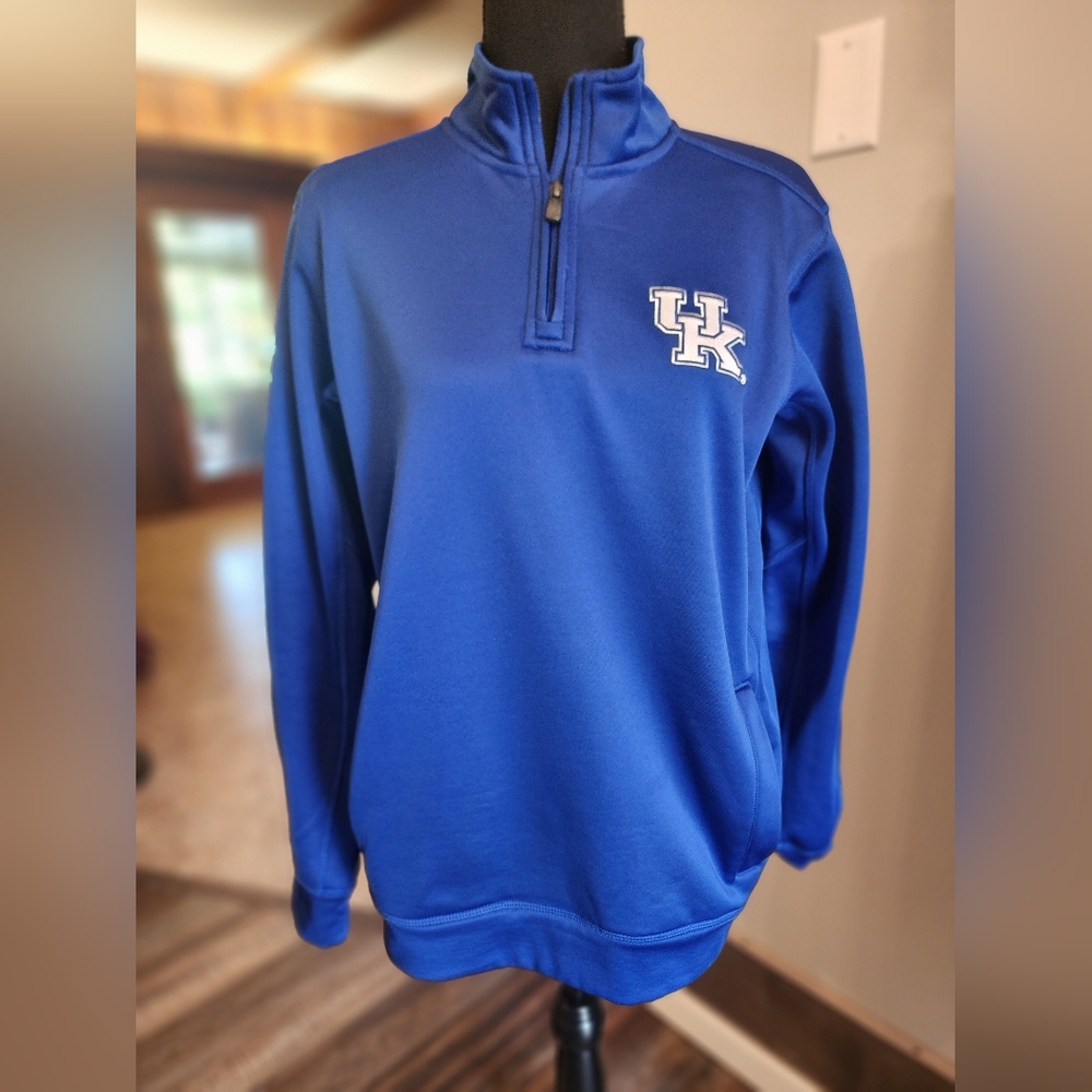 University of KY blue quarter zip, small